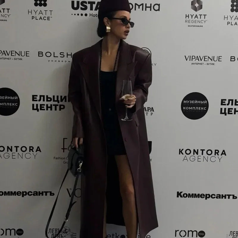 Gloria Wine Red Coat