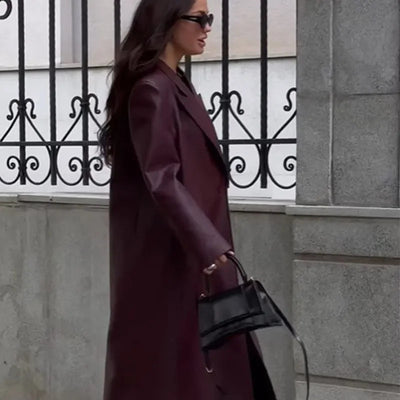 Gloria Wine Red Coat