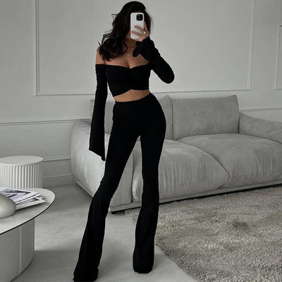 Queen Off-Shoulder Set