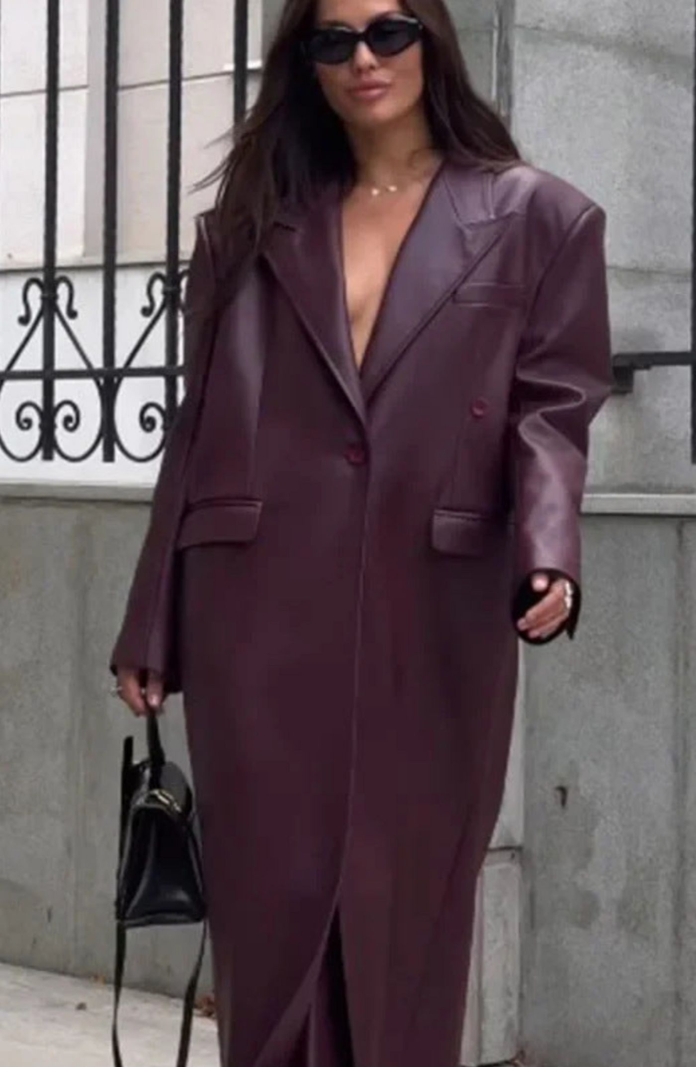 Gloria Wine Red Coat