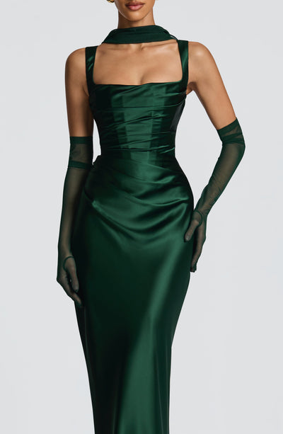 Calanthe Maxi Dress - Emerald Dress Babyboo Fashion Premium Exclusive Design