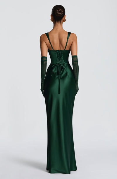 Calanthe Maxi Dress - Emerald Dress Babyboo Fashion Premium Exclusive Design