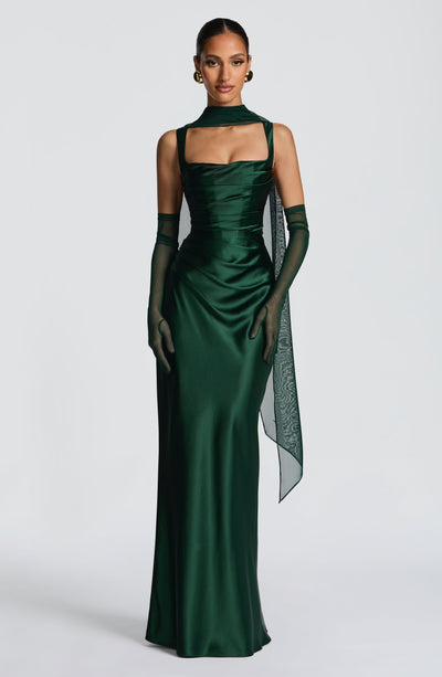 Calanthe Maxi Dress - Emerald Dress Babyboo Fashion Premium Exclusive Design