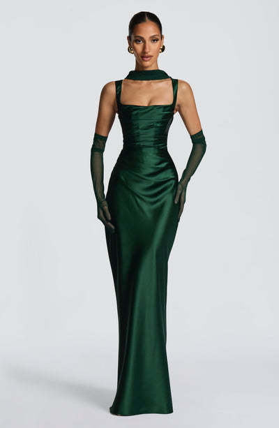 Calanthe Maxi Dress - Emerald Dress Babyboo Fashion Premium Exclusive Design