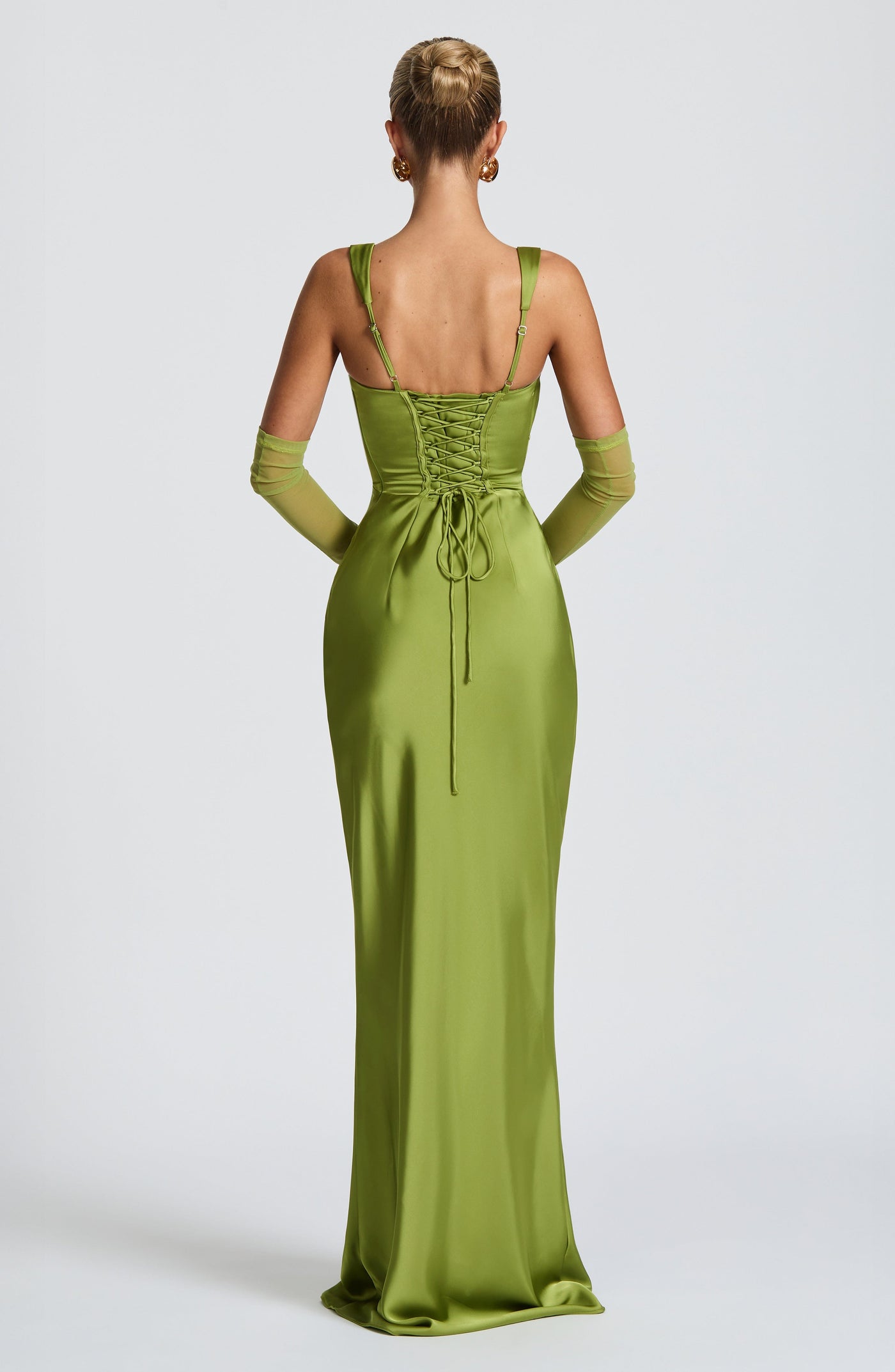 Calanthe Maxi Dress - Olive Dress Babyboo Fashion Premium Exclusive Design