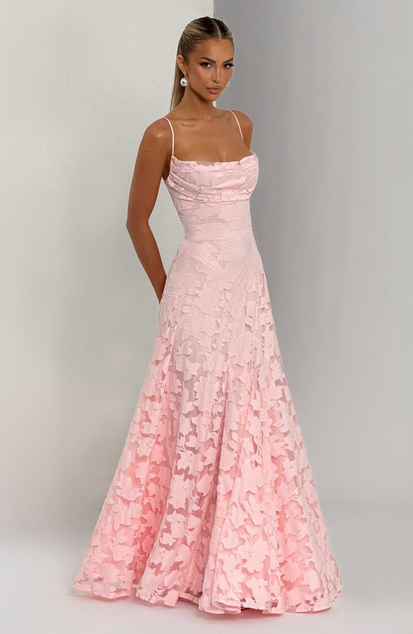 Francis Maxi Dress - Blush Dress Babyboo Fashion Premium Exclusive Design