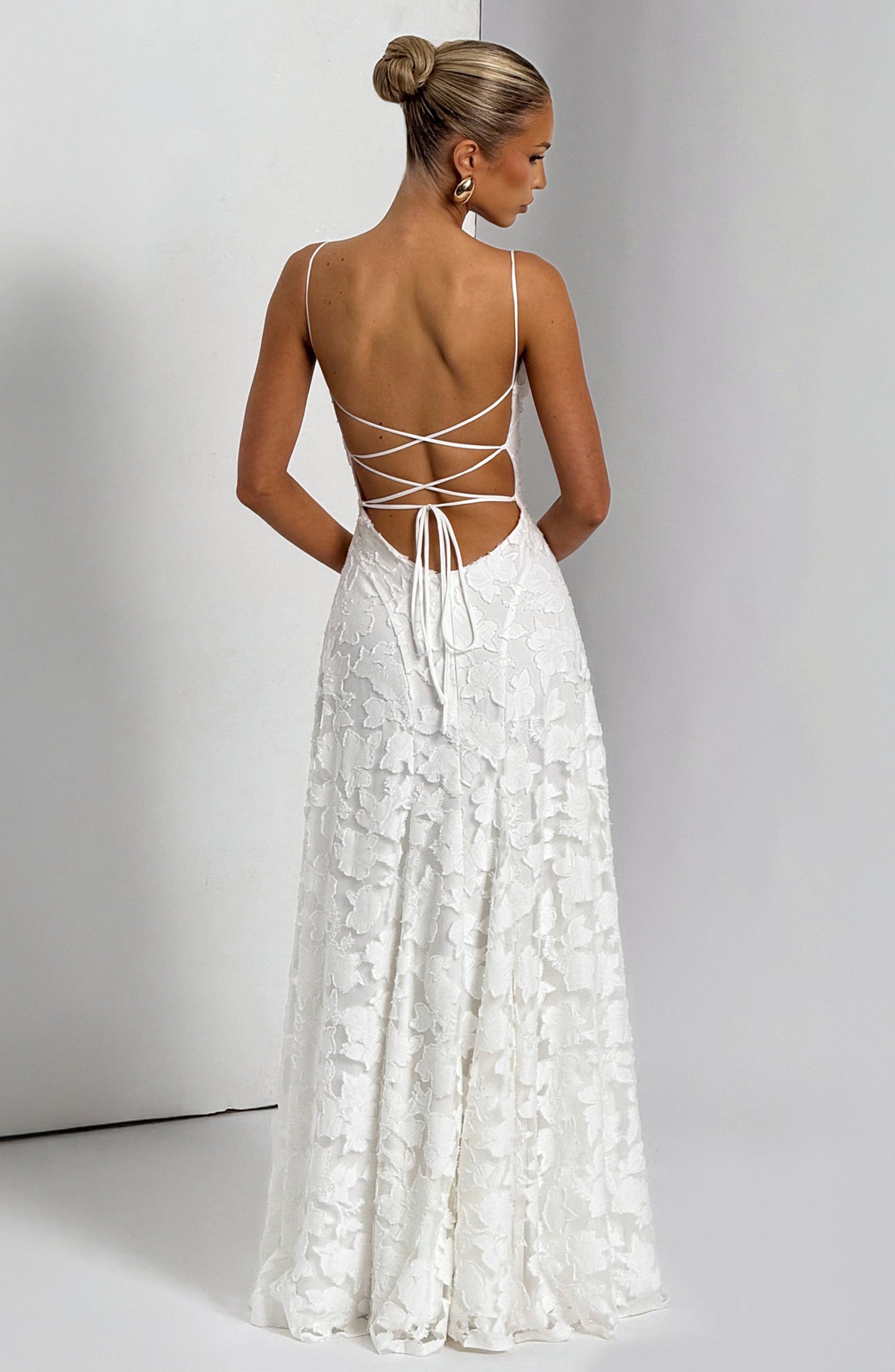 Francis Maxi Dress - Ivory Dress Babyboo Fashion Premium Exclusive Design