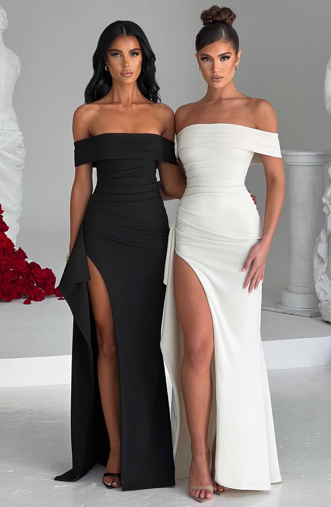 Joyce Maxi Dress - Ivory Dress Babyboo Fashion Premium Exclusive Design