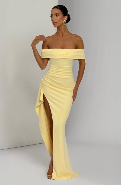 Joyce Maxi Dress - Lemon Dress Babyboo Fashion Premium Exclusive Design