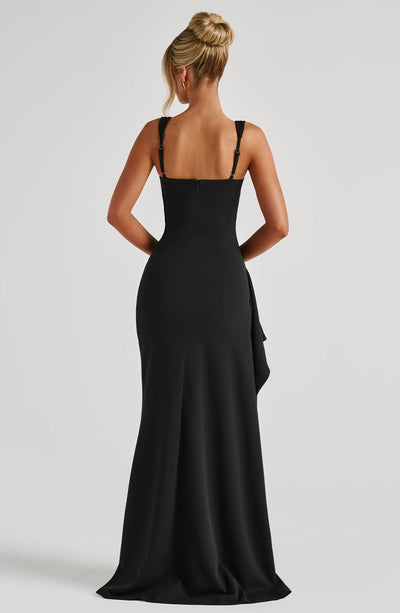 Katana Maxi Dress - Black Dress Babyboo Fashion Premium Exclusive Design