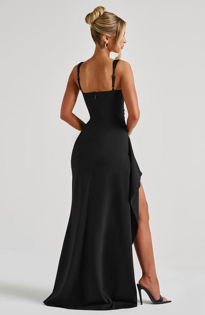 Katana Maxi Dress - Black Dress Babyboo Fashion Premium Exclusive Design