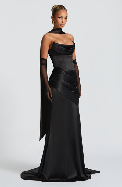 Kensington Maxi Dress - Black Dress Babyboo Fashion Premium Exclusive Design