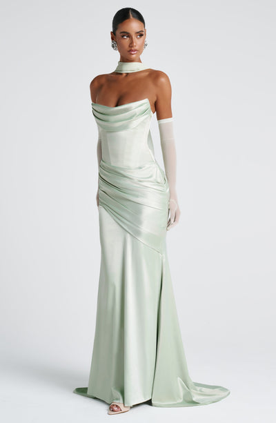 Kensington Maxi Dress - Mint Dress Babyboo Fashion Premium Exclusive Design