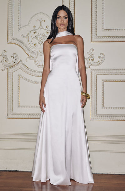 Morven Maxi Dress - Ivory Dress Babyboo Fashion Premium Exclusive Design