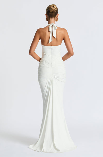 Rosetta Maxi Dress - White Dress Babyboo Fashion Premium Exclusive Design