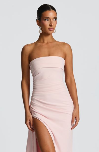 Zafira Maxi Dress - Blush Dress Babyboo Fashion Premium Exclusive Design