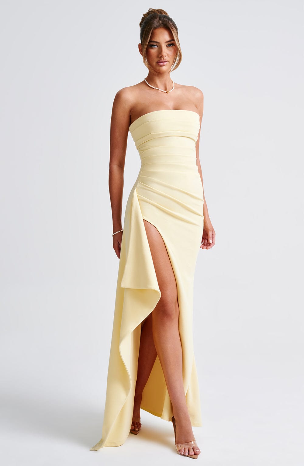 Zafira Maxi Dress - Lemon Dress Babyboo Fashion Premium Exclusive Design